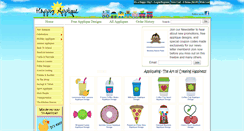 Desktop Screenshot of happyapplique.com